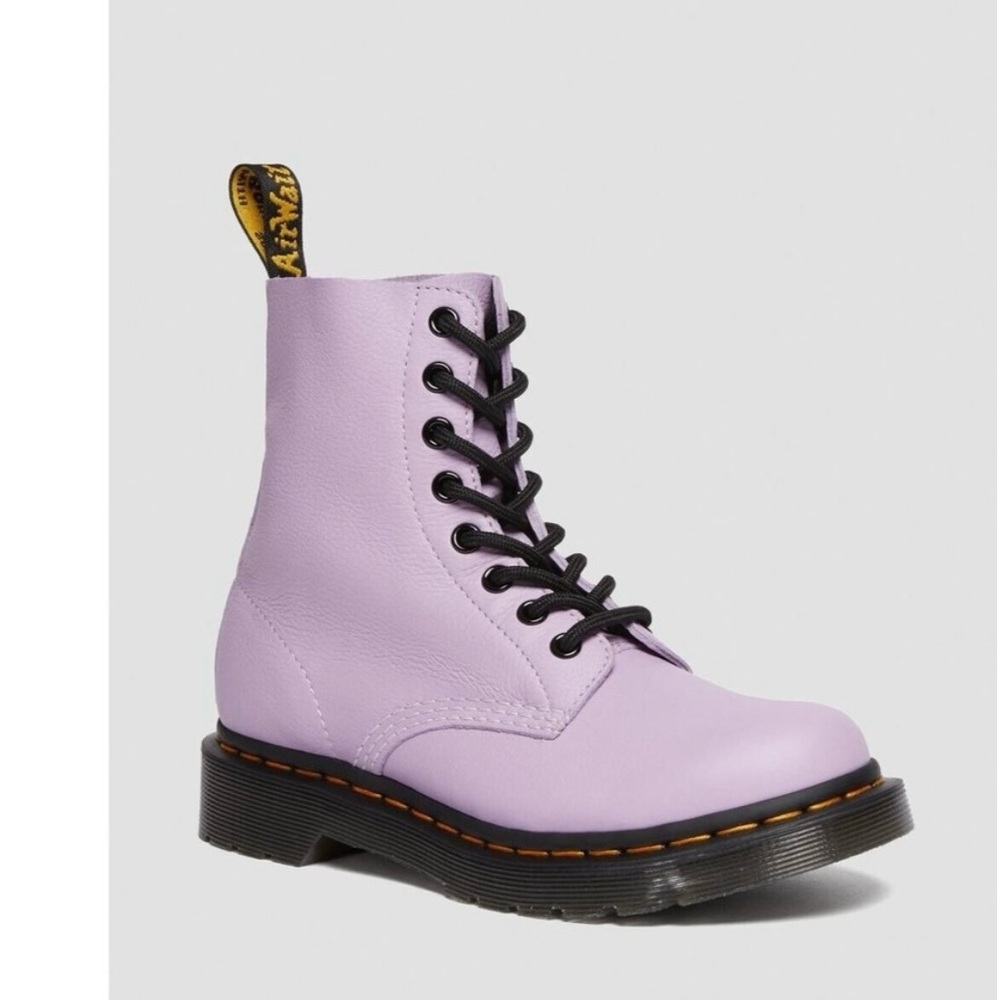Lilac Doc Martens. Women’s US size 7. Worn once.